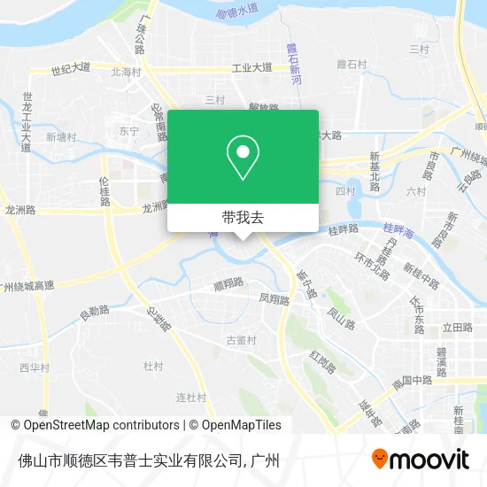 佛山市顺德区韦普士实业有限公司地图