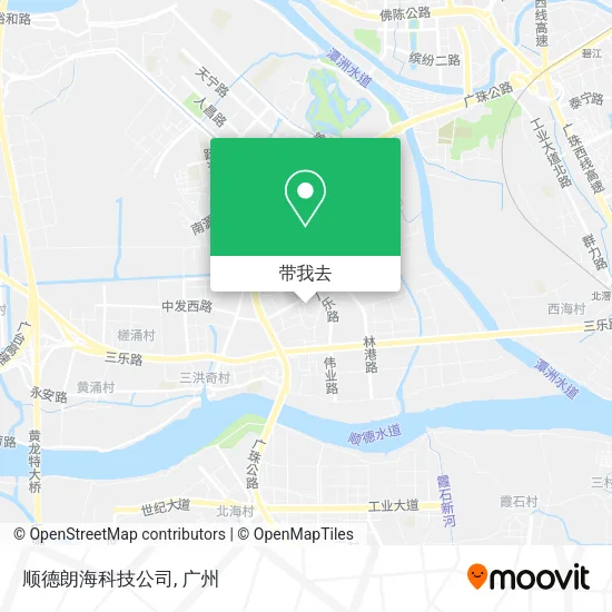 顺德朗海科技公司地图