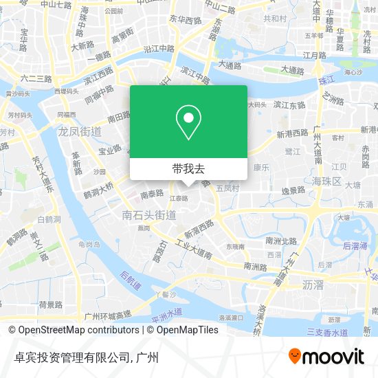 卓宾投资管理有限公司地图