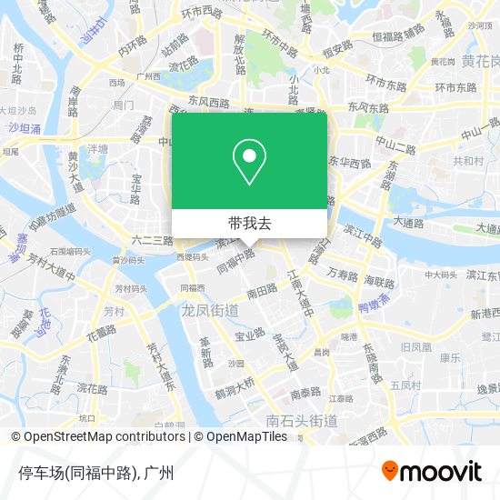 停车场(同福中路)地图