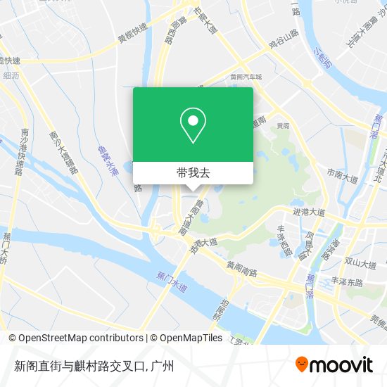 新阁直街与麒村路交叉口地图