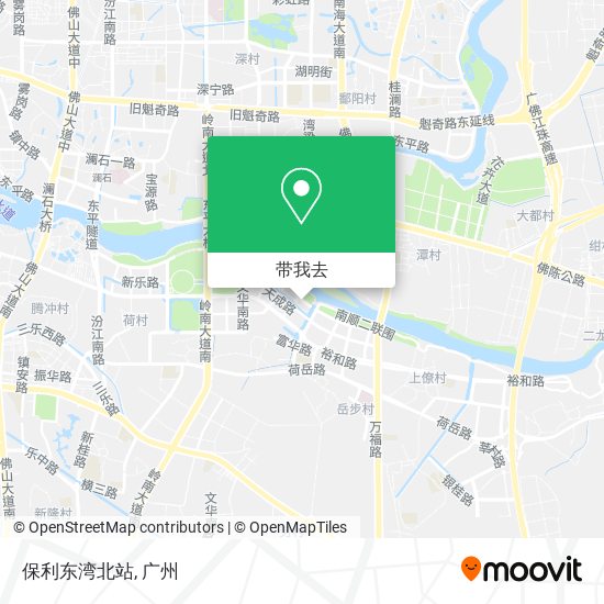 保利东湾北站地图