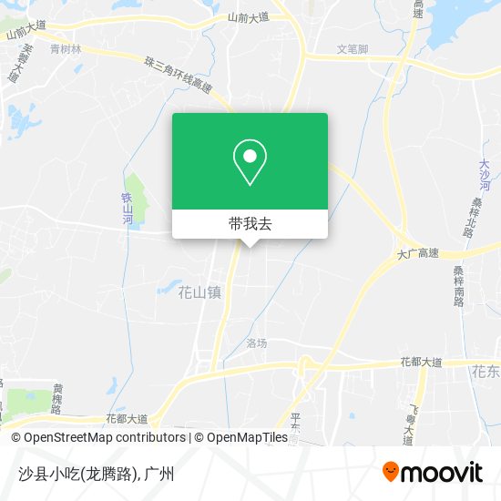 沙县小吃(龙腾路)地图