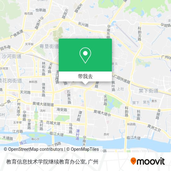 教育信息技术学院继续教育办公室地图
