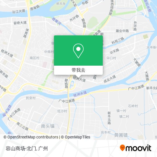 容山商场-北门地图