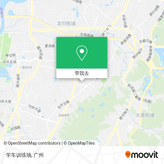 学车训练场地图