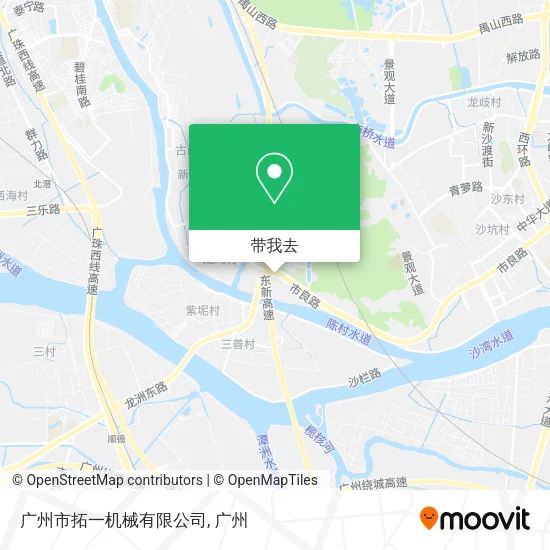 广州市拓一机械有限公司地图