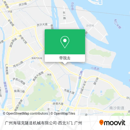 广州海瑞克隧道机械有限公司-西北1门地图