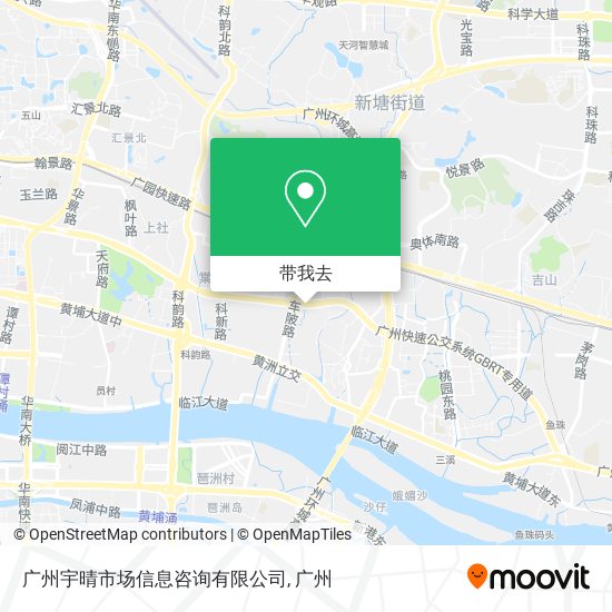 广州宇晴市场信息咨询有限公司地图