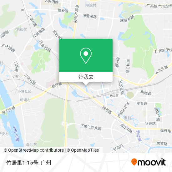 竹居里1-15号地图