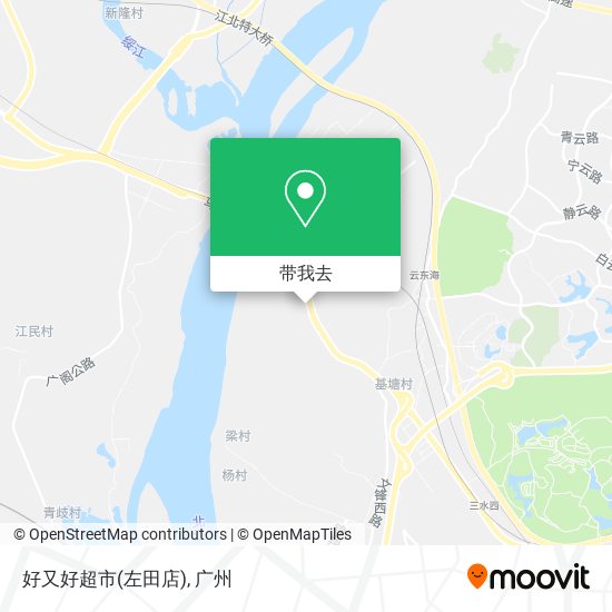 好又好超市(左田店)地图