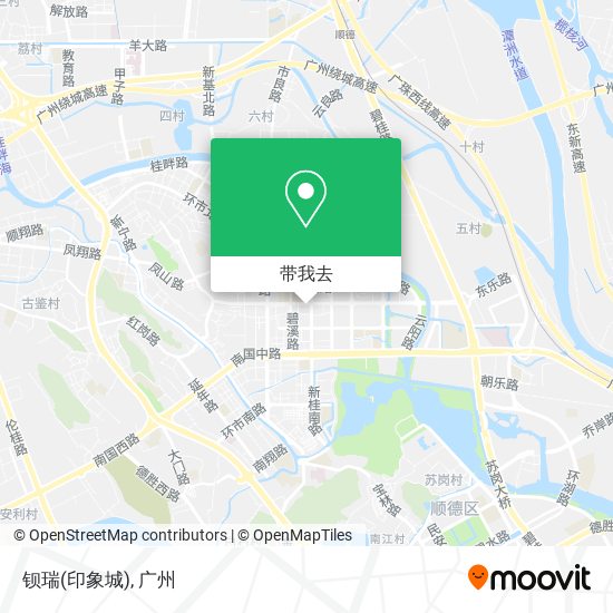钡瑞(印象城)地图