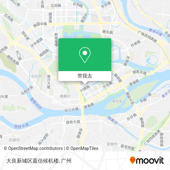 大良新城区嘉信候机楼地图