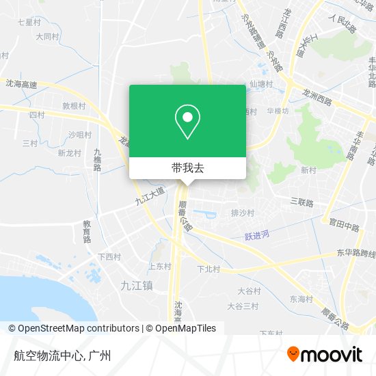 航空物流中心地图