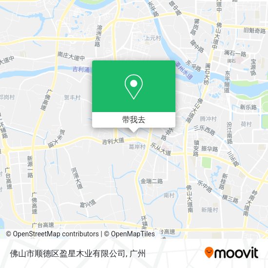 佛山市顺德区盈星木业有限公司地图