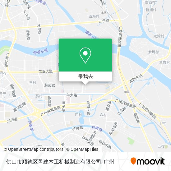 佛山市顺德区盈建木工机械制造有限公司地图