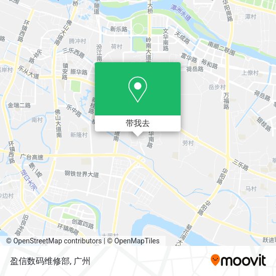 盈信数码维修部地图