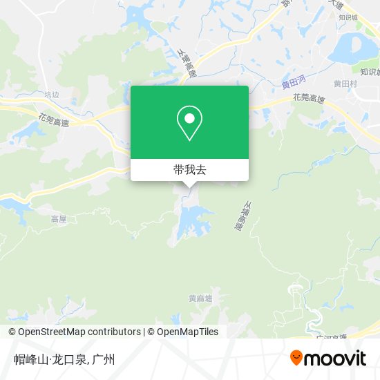 帽峰山·龙口泉地图