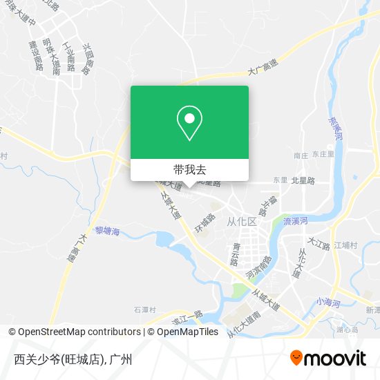 西关少爷(旺城店)地图