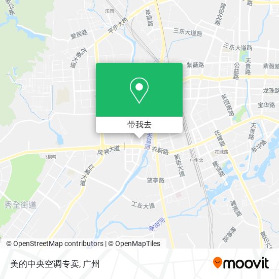 美的中央空调专卖地图