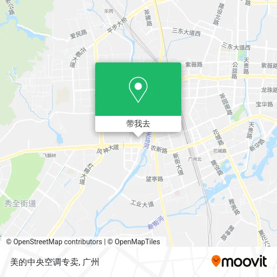 美的中央空调专卖地图