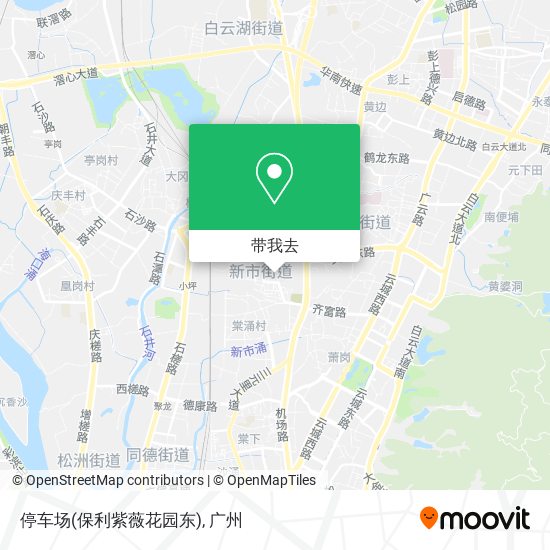 停车场(保利紫薇花园东)地图