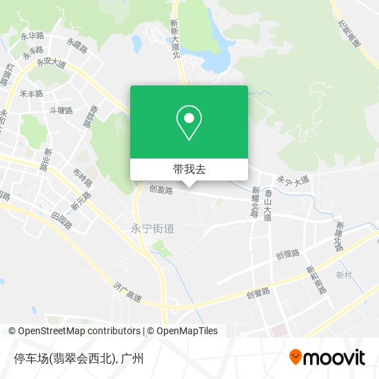 停车场(翡翠会西北)地图