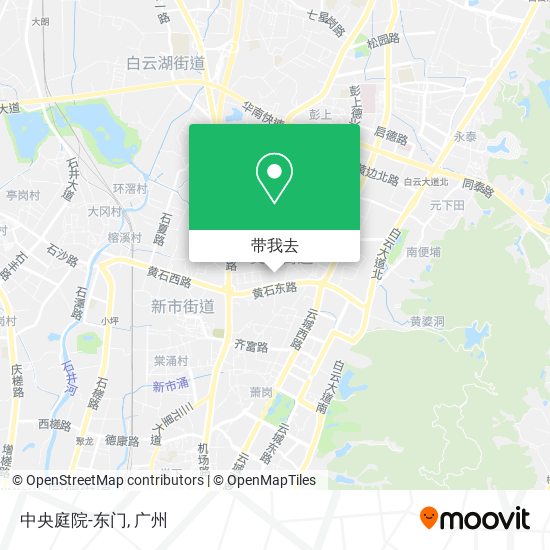 中央庭院-东门地图