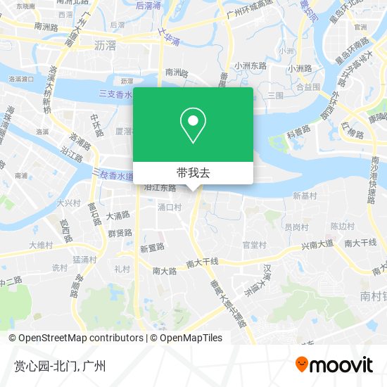 赏心园-北门地图