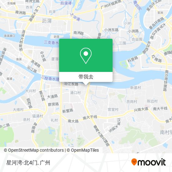 星河湾-北4门地图