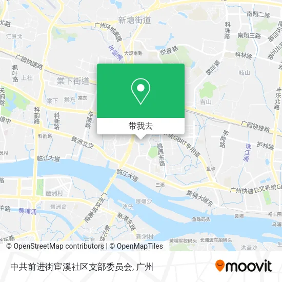 中共前进街宦溪社区支部委员会地图