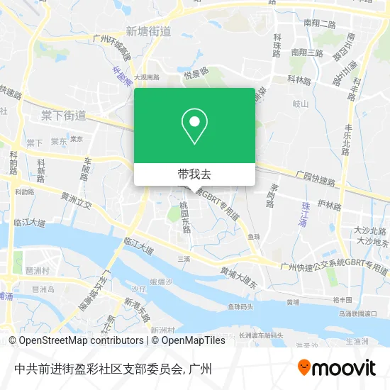中共前进街盈彩社区支部委员会地图