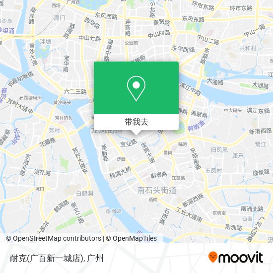 耐克(广百新一城店)地图