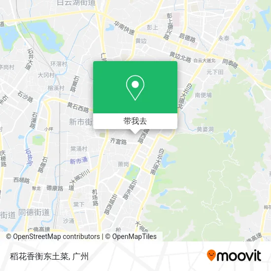 稻花香衡东土菜地图