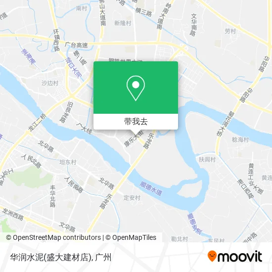 华润水泥(盛大建材店)地图