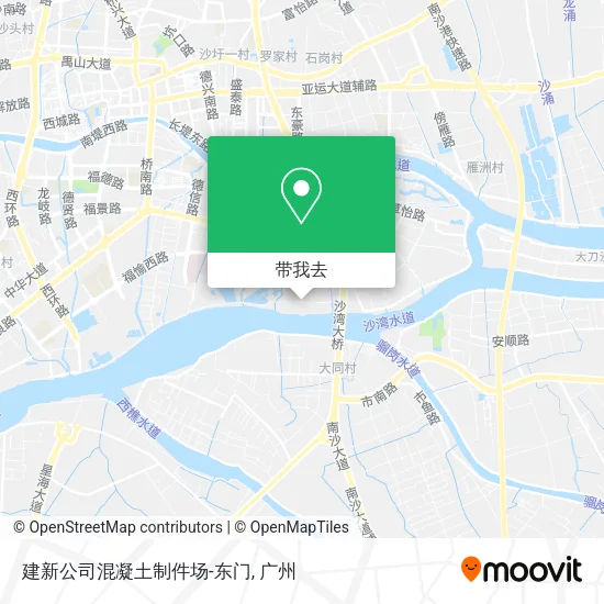 建新公司混凝土制件场-东门地图