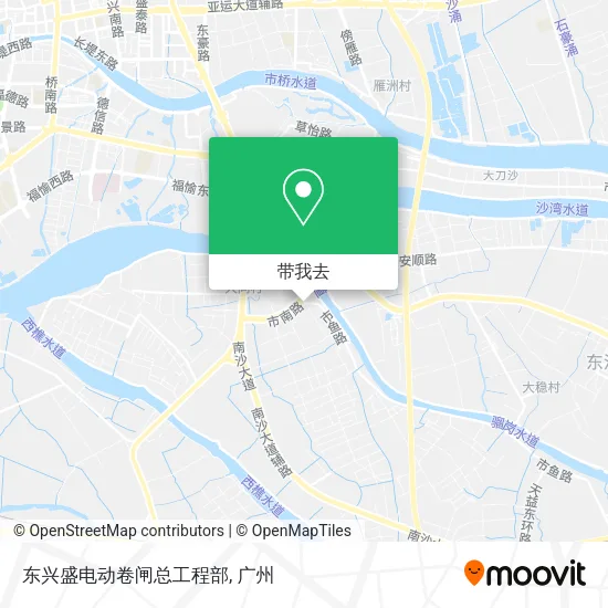 东兴盛电动卷闸总工程部地图