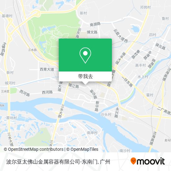 波尔亚太佛山金属容器有限公司-东南门地图