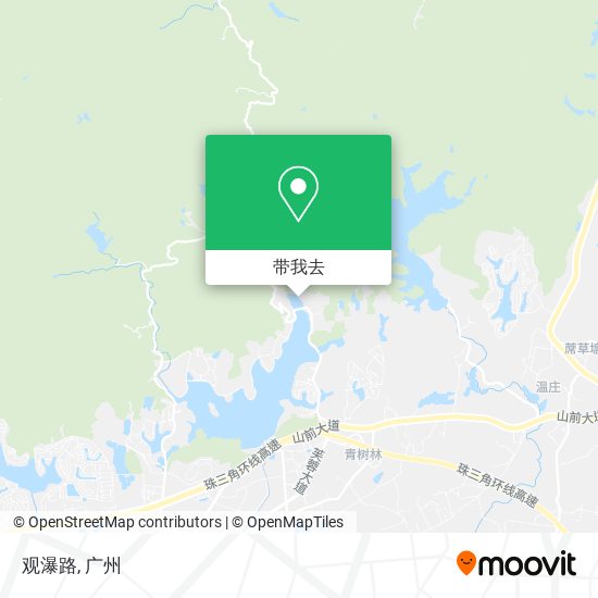 观瀑路地图