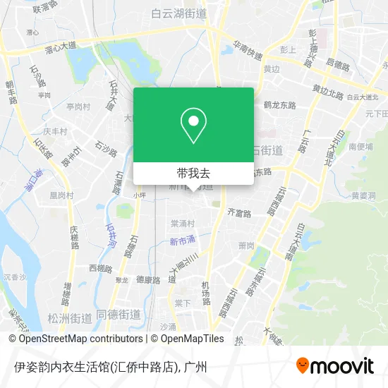伊姿韵内衣生活馆(汇侨中路店)地图