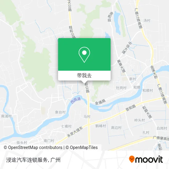 浸途汽车连锁服务地图