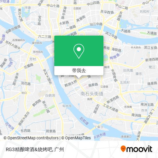 RG3精酿啤酒&烧烤吧地图