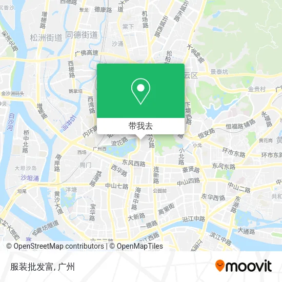 服装批发富地图