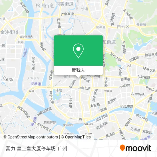 富力·皇上皇大厦停车场地图