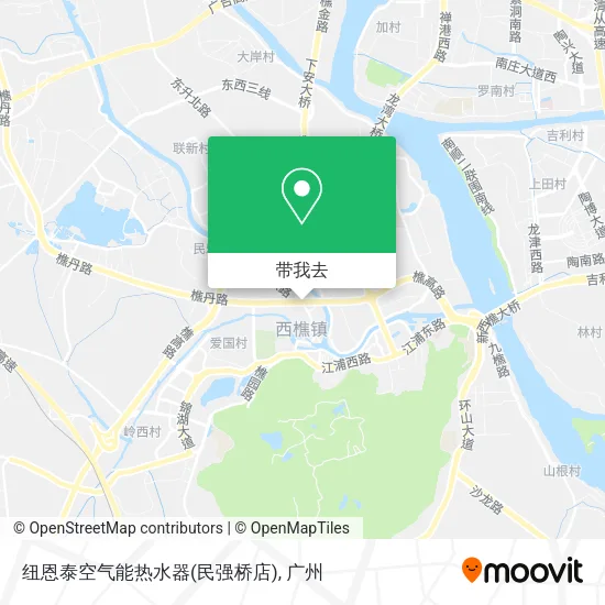 纽恩泰空气能热水器(民强桥店)地图