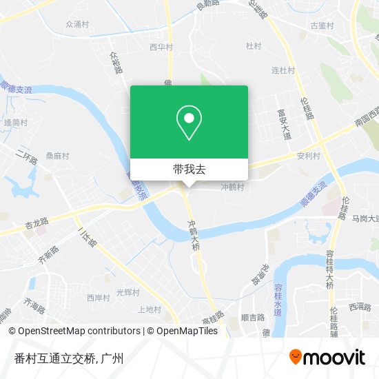 番村互通立交桥地图