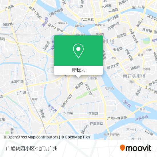 广船鹤园小区-北门地图