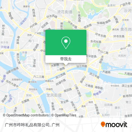 广州市咋咔礼品有限公司地图