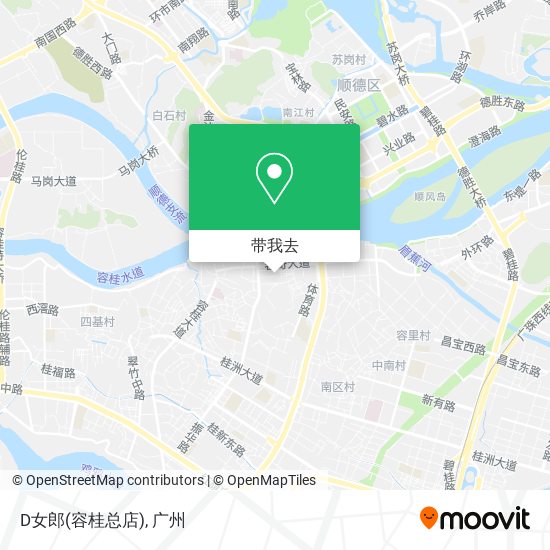 D女郎(容桂总店)地图