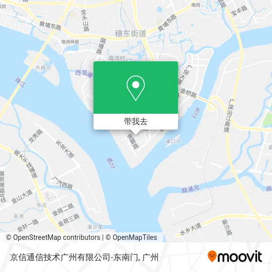 京信通信技术广州有限公司-东南门地图